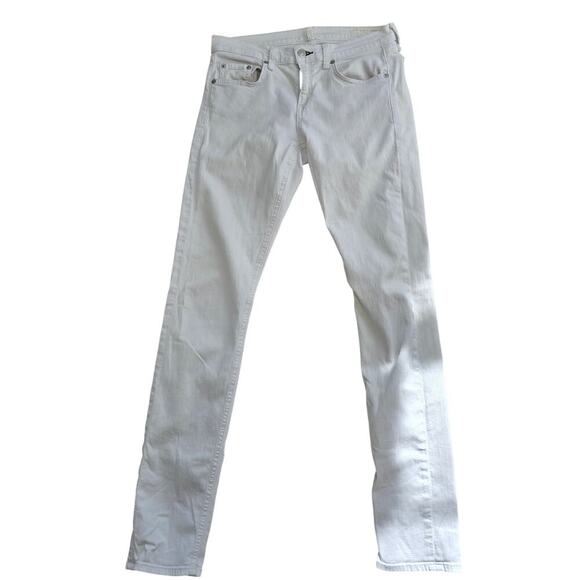 Rag & Bone The Dre Aged Bright White W15900337 Size26 - Picture 1 of 4